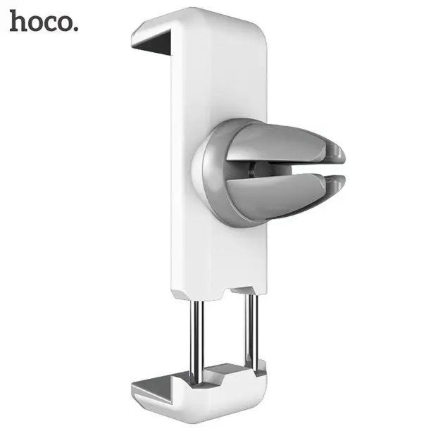 Автоутримувач для телефону Hoco CPH01 Mobile Holder for car outlet. Колір: білий
