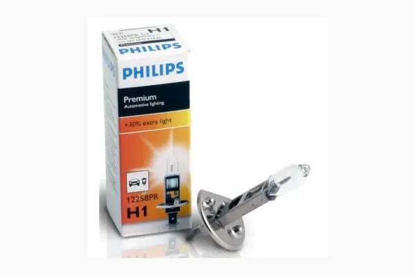 Лампа головного світла Philips H1 55W 12258PR Premium +30%